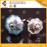 Crackle Blue Color Crystal Glass Furniture Door Cabinet Knobs